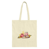 Candles Tote Bag, Spa Day Aesthetic Bag, Floral Tote, Relaxing Gift Idea, Self Care Gift, Meditation Tote, Unique Design Tote, Everyday Bag - Tawshia